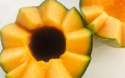 The perfect French Summer starter:  Melon au Porto (Recipe)