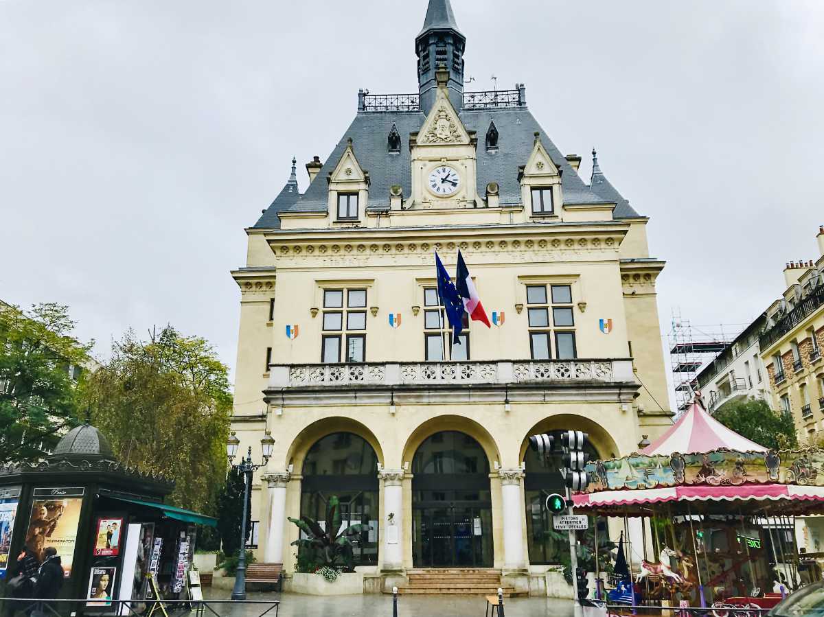 mairie des lilas in Saint Seine Denis suburb of Paris