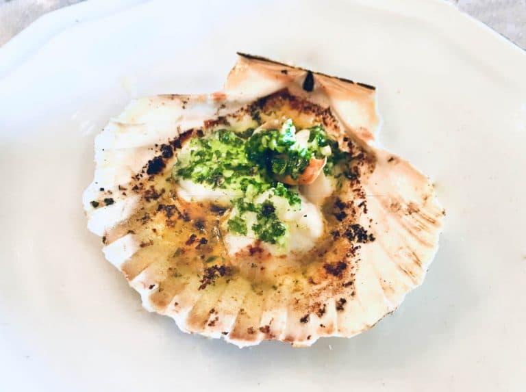 Read more about the article Coquilles St. Jacques (Scallops) in pesto