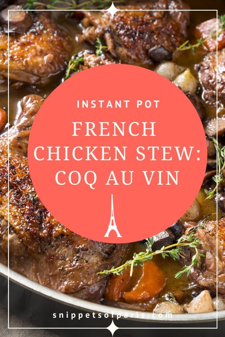 French Coq au Vin in Instant Pot: With and without Wine (Recipe) 1