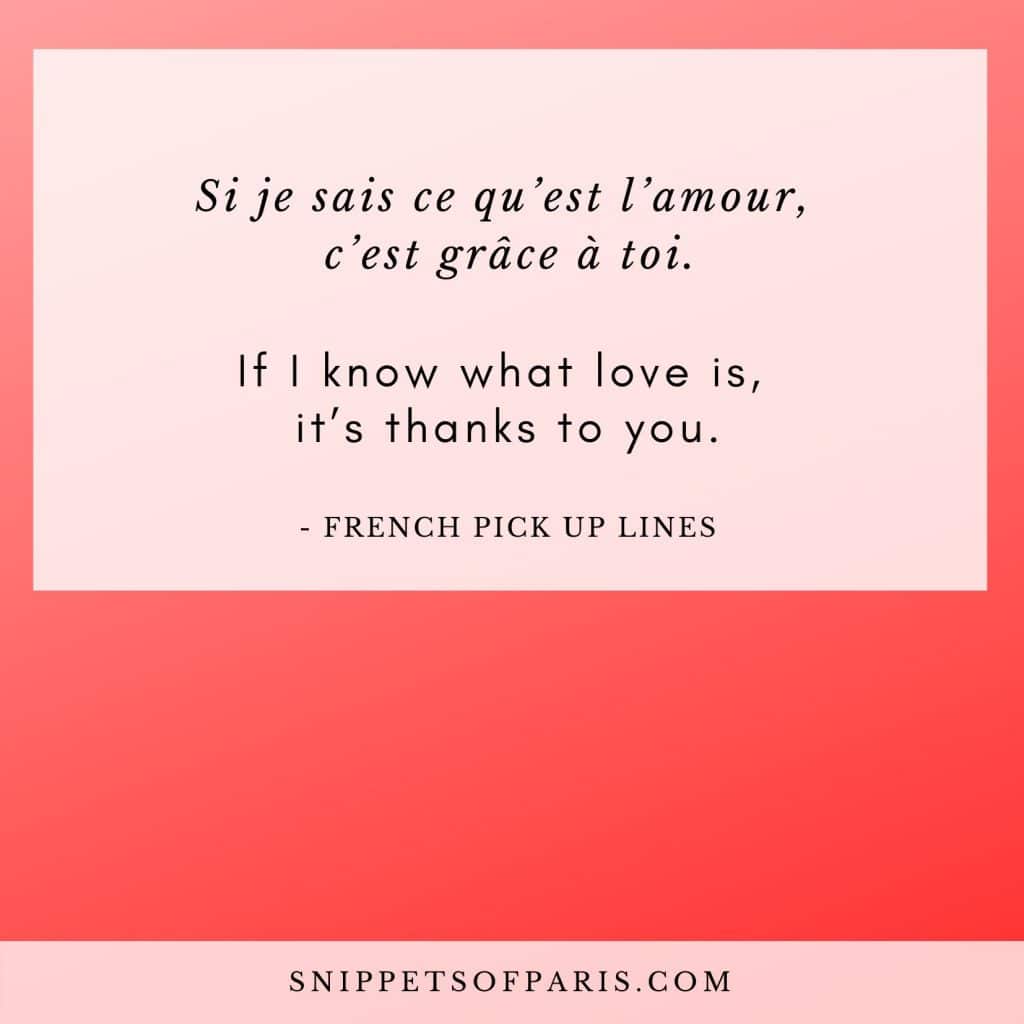 27 French Pick-Up Lines that will make you giggle - Snippets of Paris