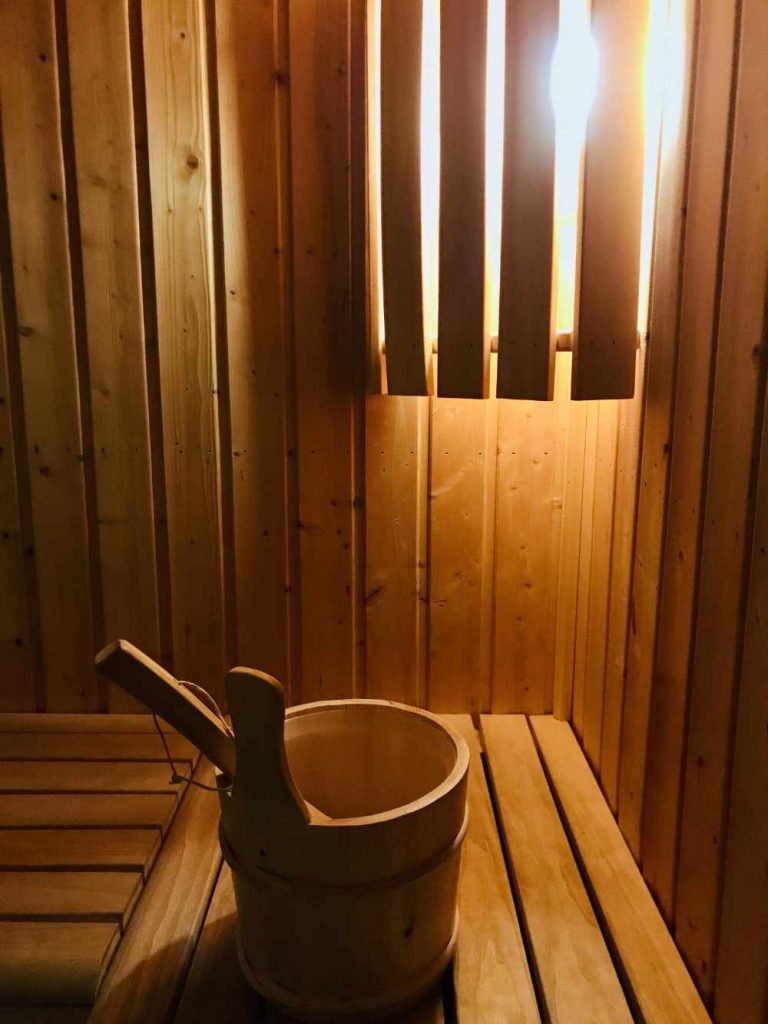 sauna in a cottage at center parcs