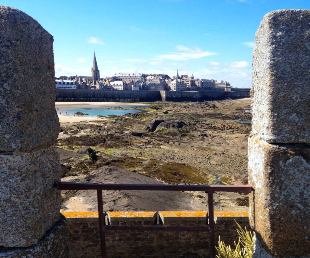 View of Saint Malo from Fort National