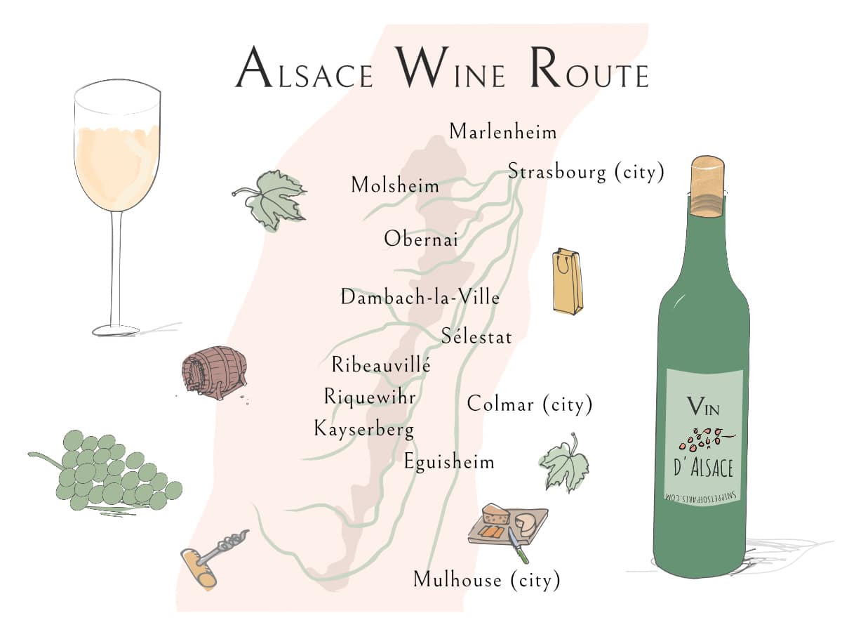 Read more about the article Wines from Alsace Region: From Reisling to Pinot Gris