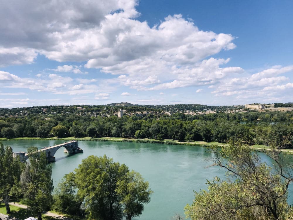 View of Pont d'Avignon from the Palais des Papes