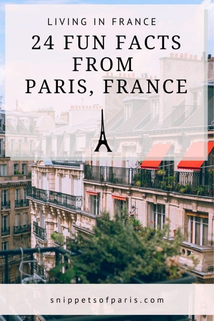 Facts about Paris - pin to pinterest