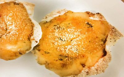Creamy Coquilles St. Jacques en Gratin (French Starter Recipe)