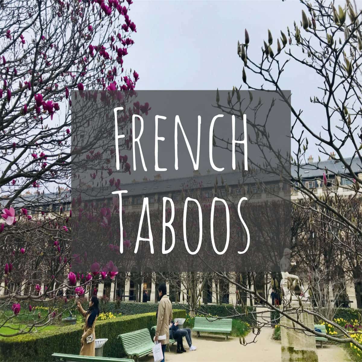 French taboos