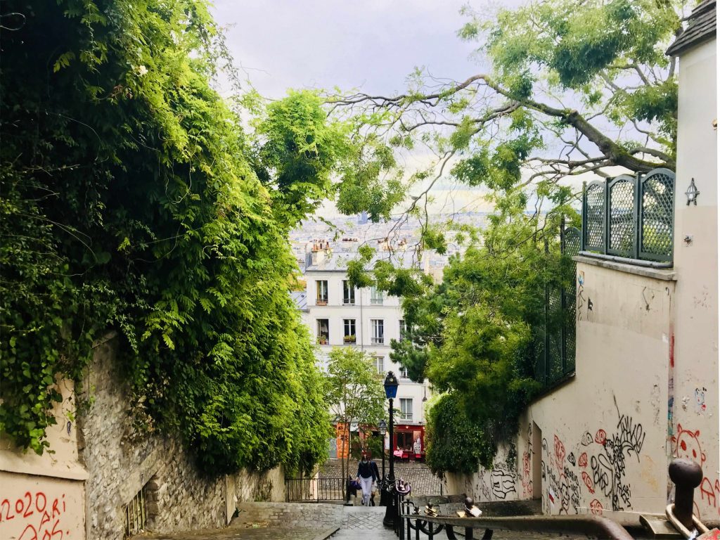 Stairs in Montmartre