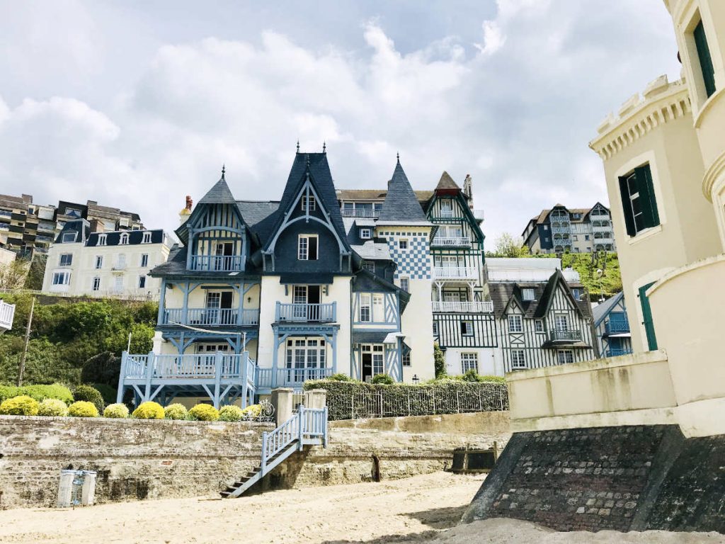 House on the beach in Normandy