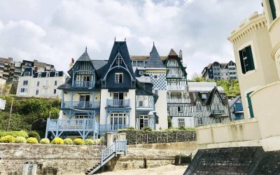 Trouville-sur-mer in Normandy:   Deauville’s older seaside counterpart