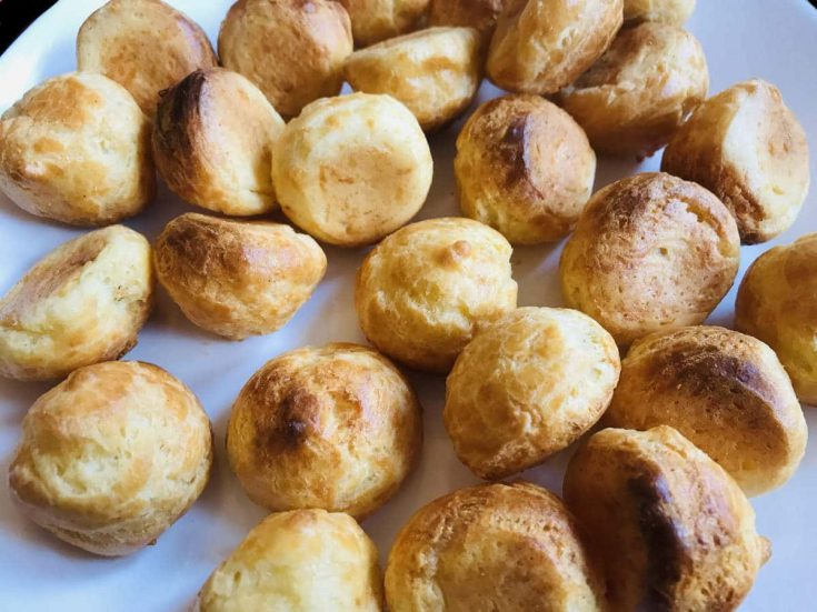 French gougères with cheese (Appetizer Recipe) 1