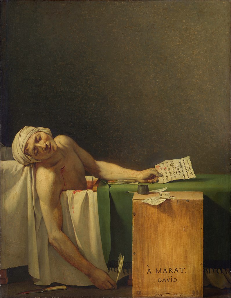 Jacques-Louis David's Death of Marat