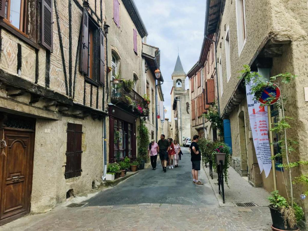medieval village in Lautrec