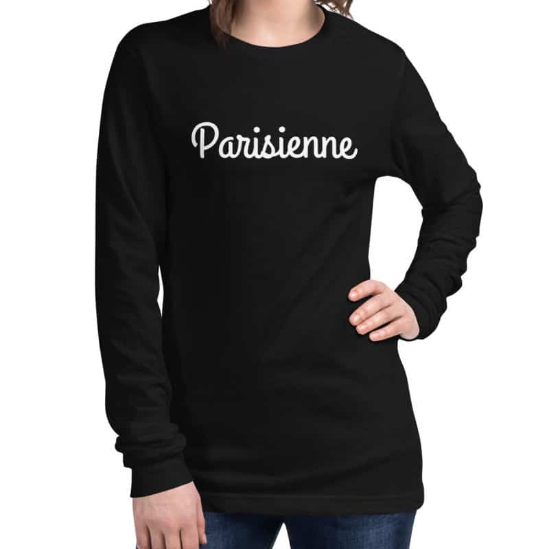 Parisienne t-shirt in black