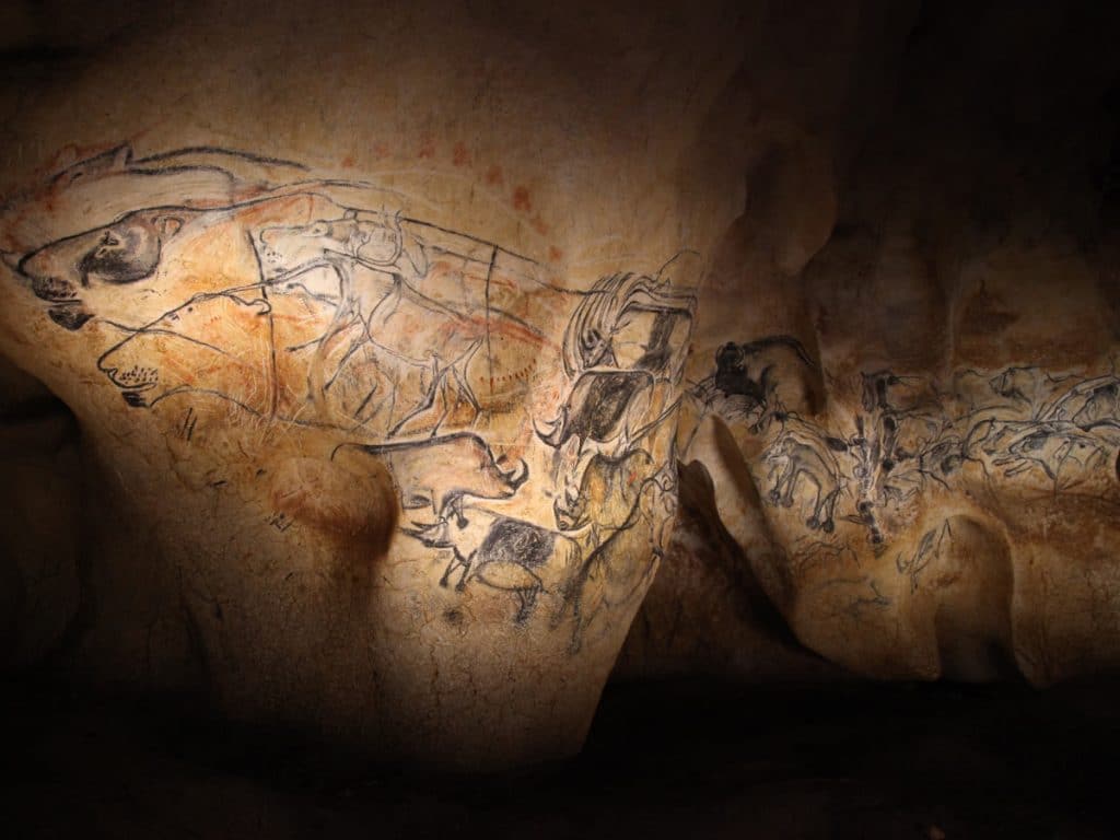 grotte chauvet 2 lions gallery