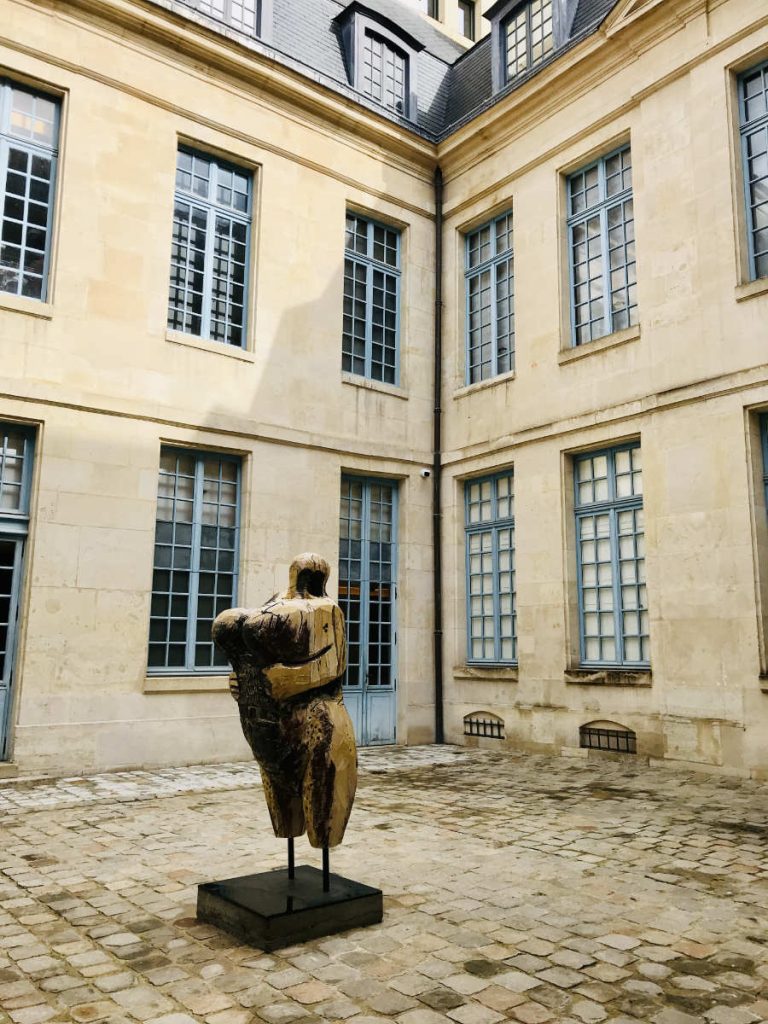 Courtyard of Museum of Hunting and Nature in Paris