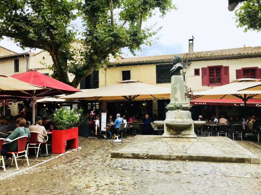Small square in Carcassonne
