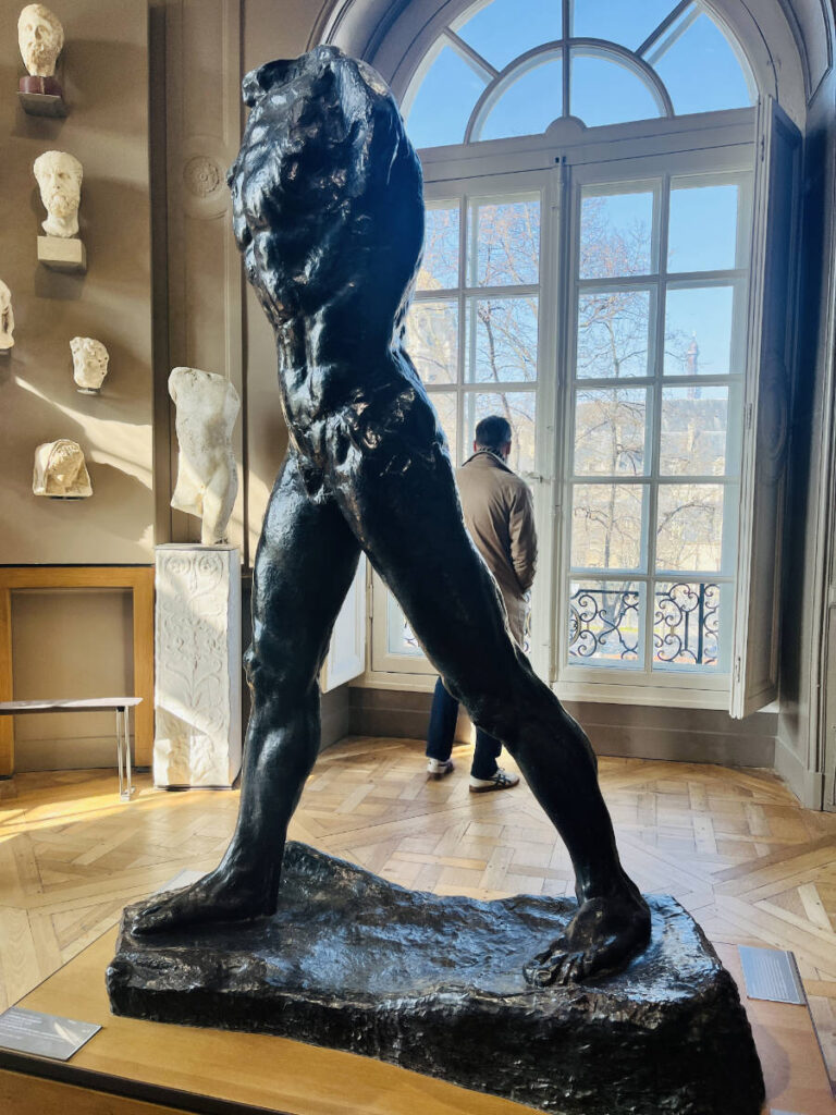 Walking man by Auguste Rodin
