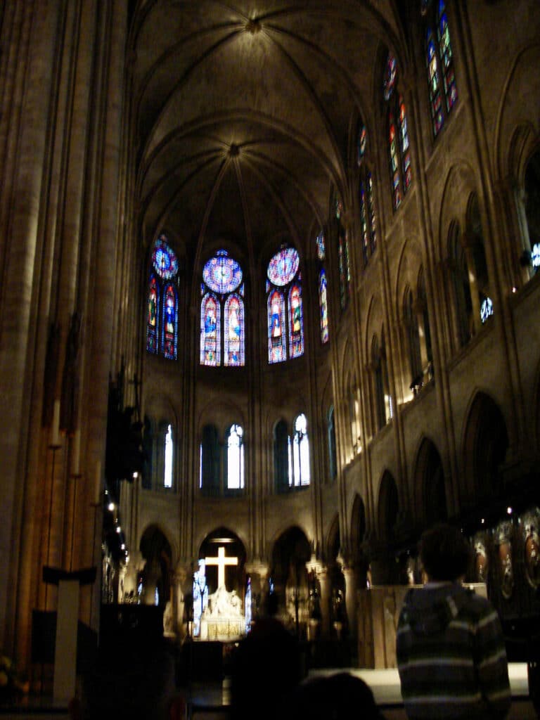 Notre Dame nave and alter