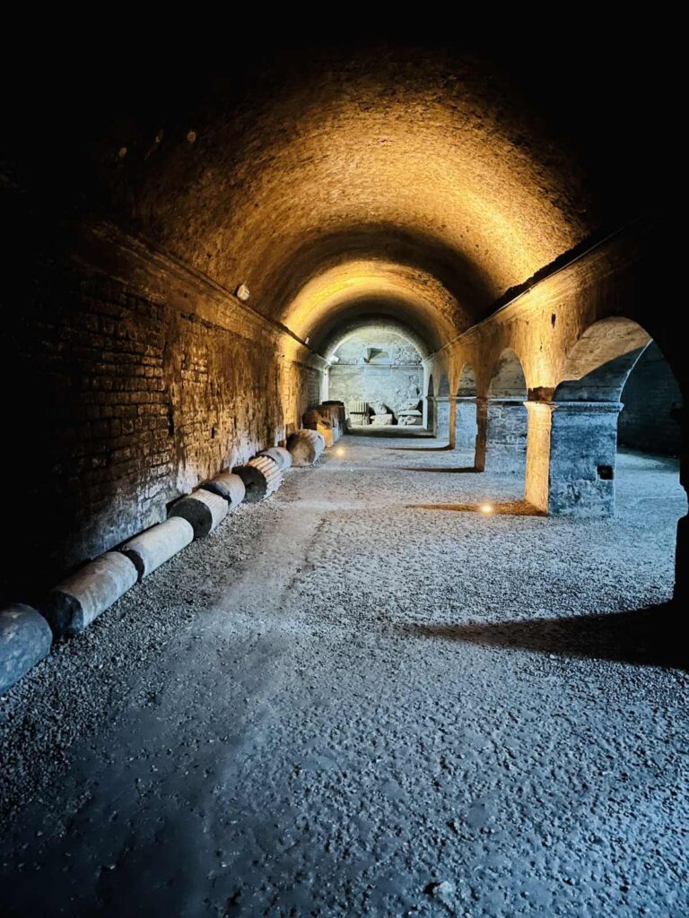 Cryptoporticus in underground Arles