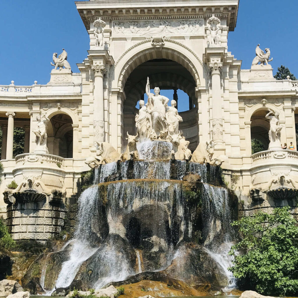 Fountain at Palais Longchamp