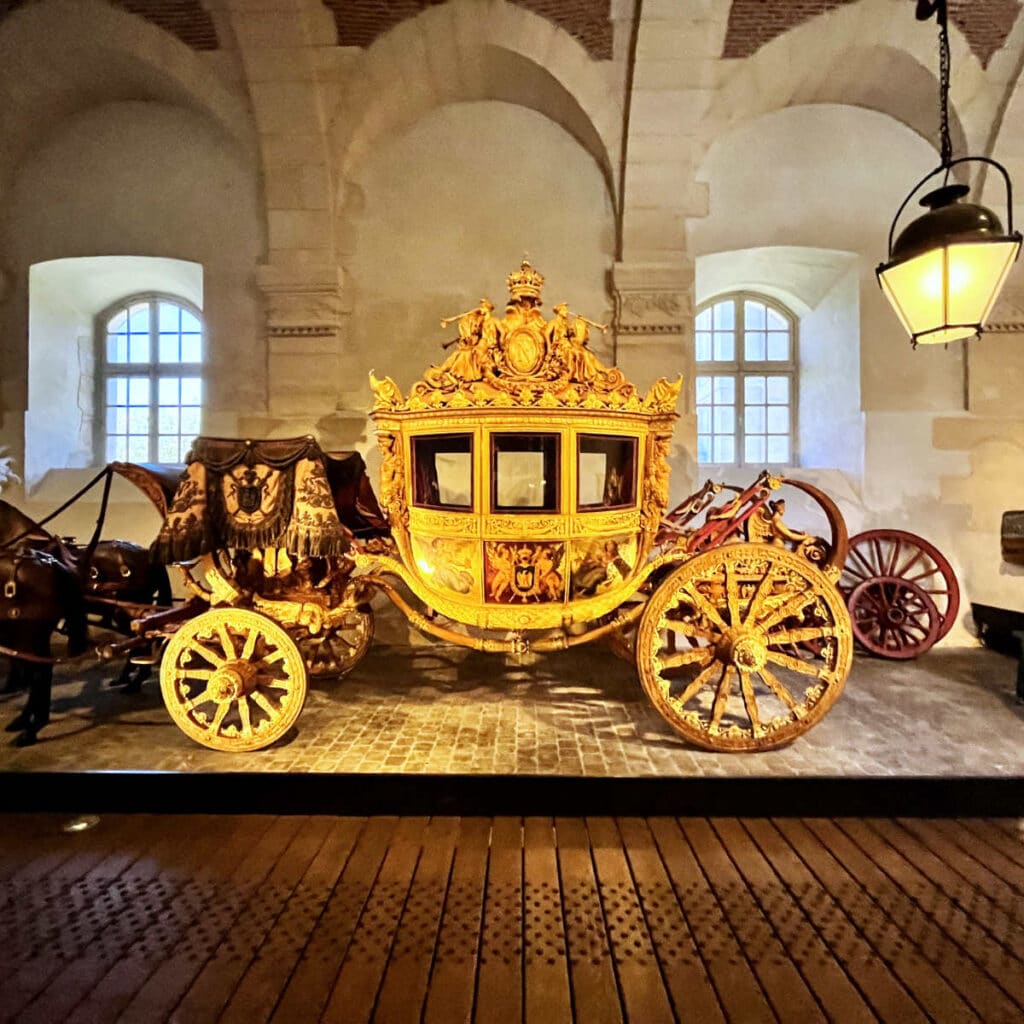 Golden coach at Palais de Versailles