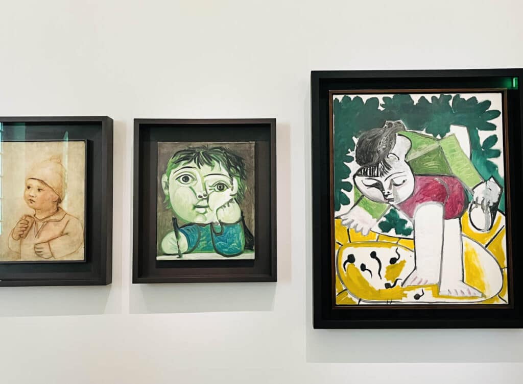 Picasso's paintings by his family