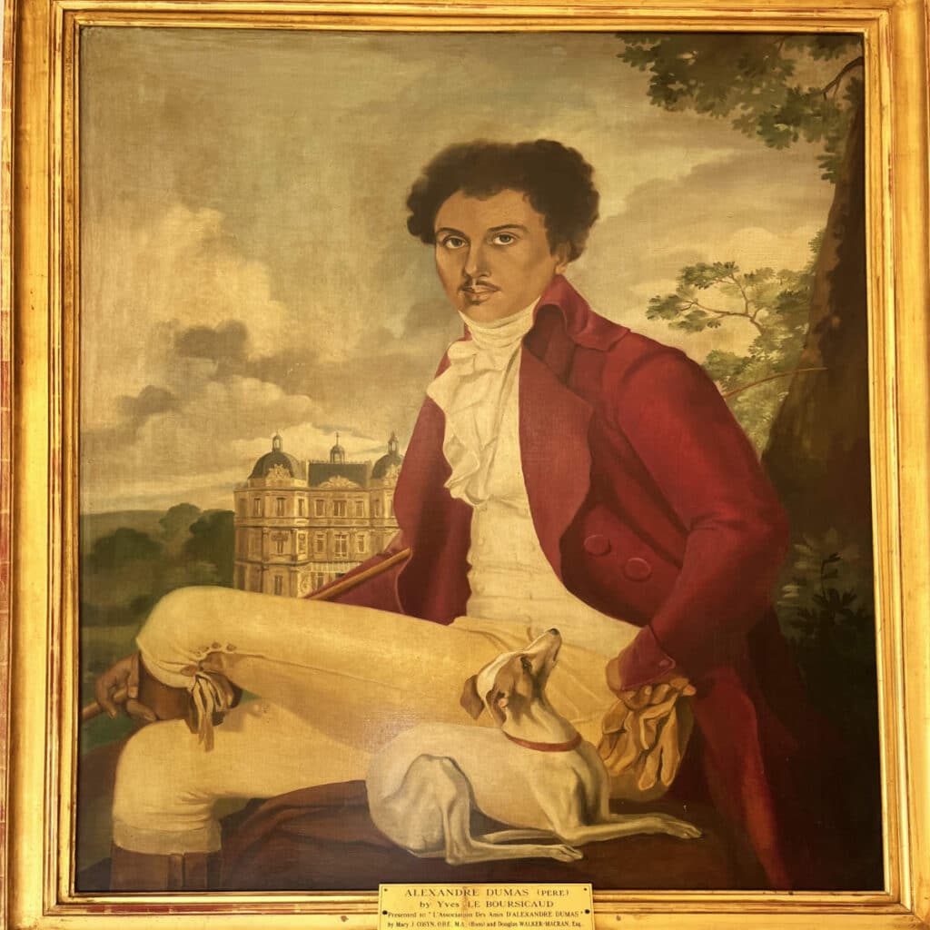 Portrait of Alexandre Dumas at Château de Monte Cristo