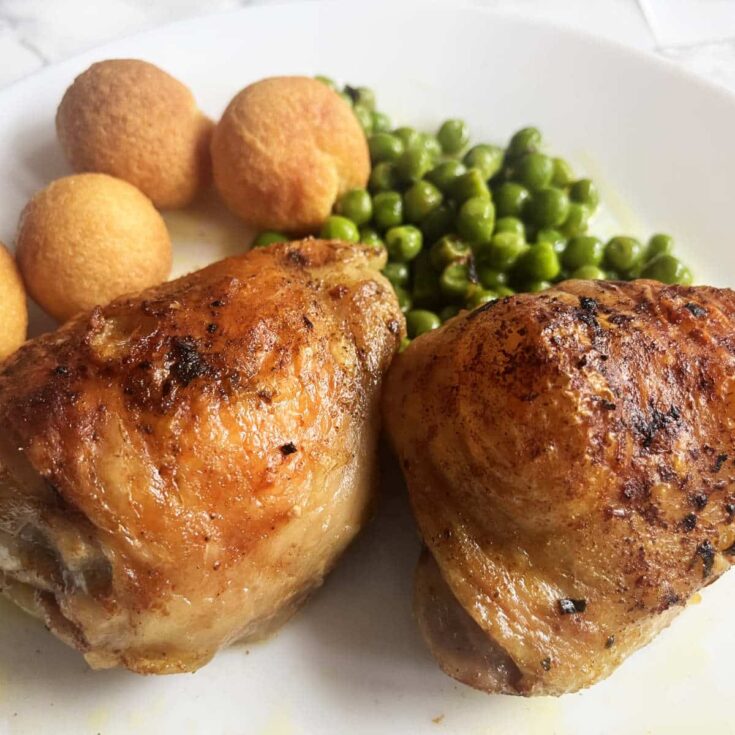 Savory Roasted Chicken thighs 1