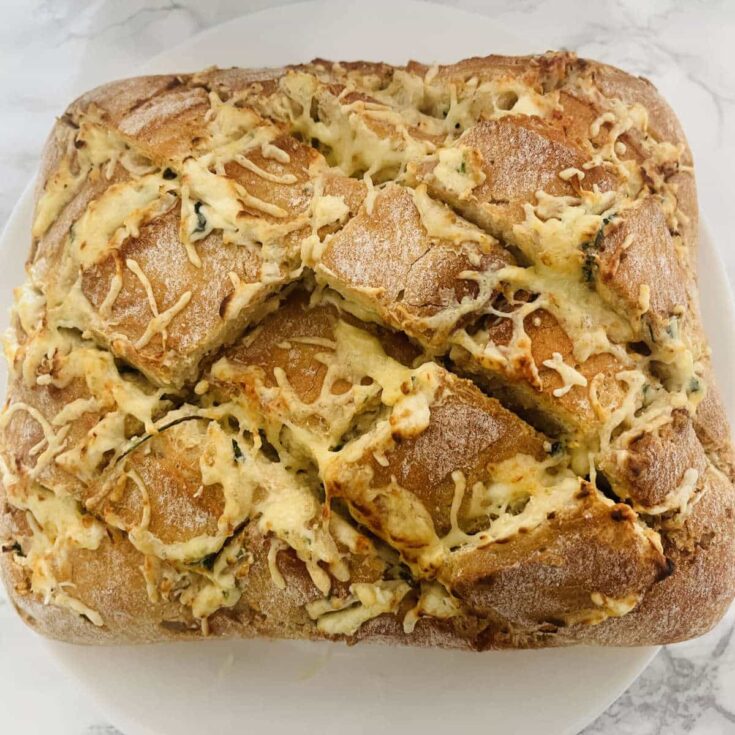 Garlic and cheese country bread (pull apart appetizer) 1