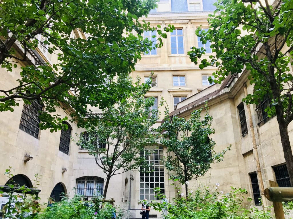 Prison courtyard at the Conciergerie