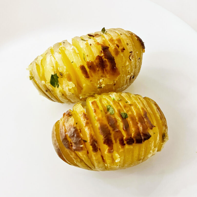 Read more about the article Boursin hasselback potatoes