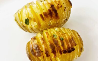 Boursin hasselback potatoes