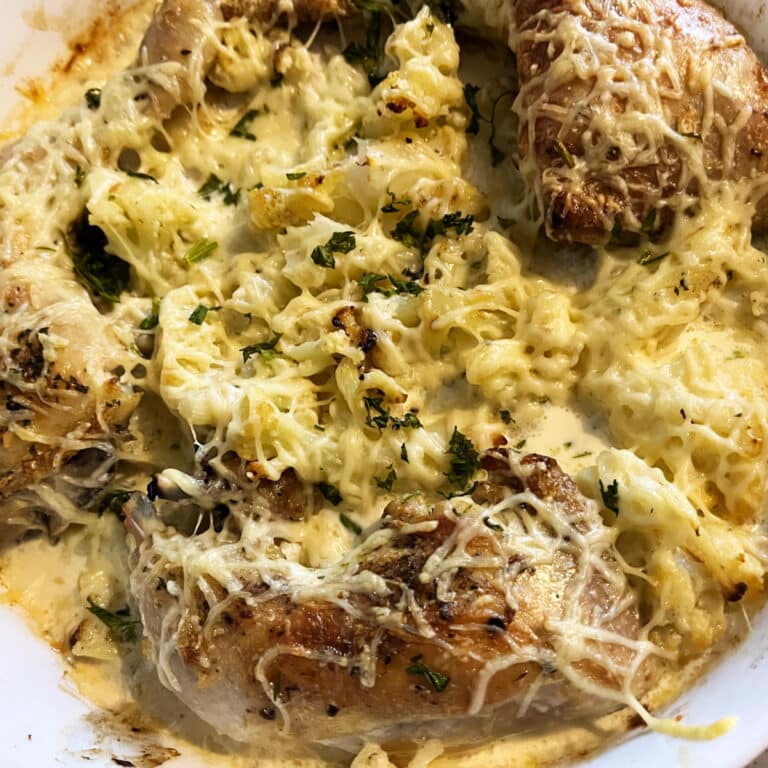 Read more about the article Cauliflower and chicken casserole (gratin)