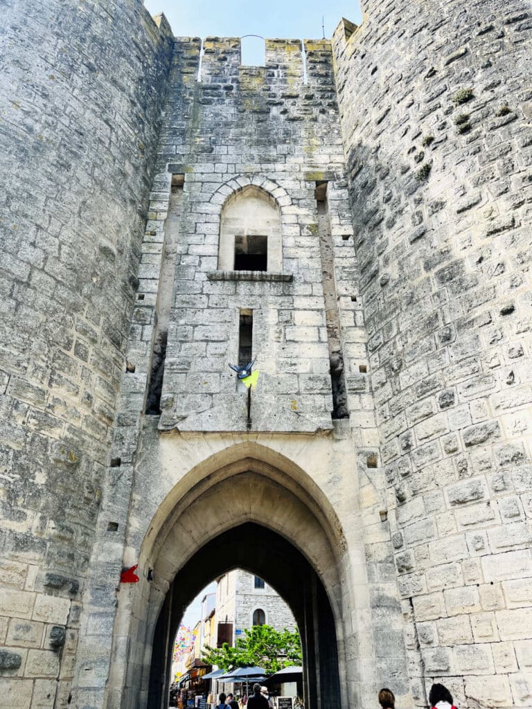 Medieval tower at Aigues-Mortes in France