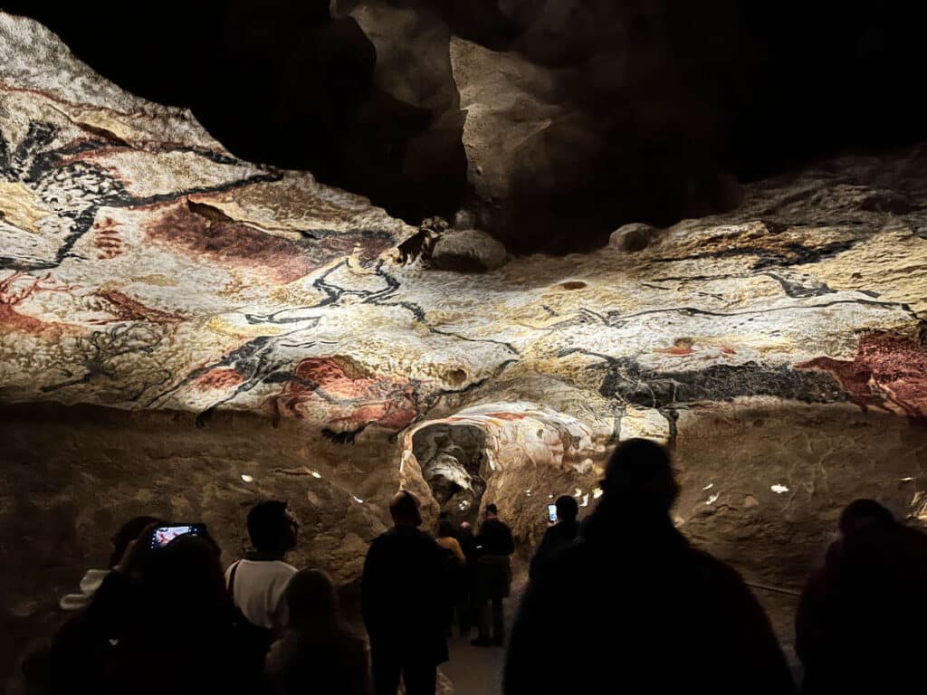Entrance to the caves at Lascaux IV